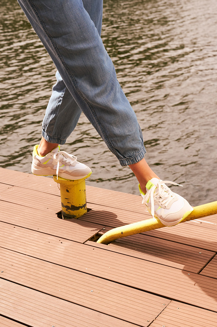 Pantalon De Jogging Façon Jean En Lyocell