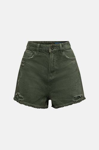 Short Au Look Usé À Teneur En Lyocell