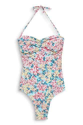 Maillot De Bain À Liens Dos Nu Ajustables