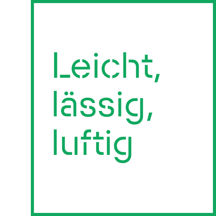 leicht, lässig, luftig