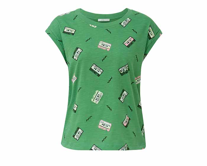 T Shirt Imprimé En Coton Biologique