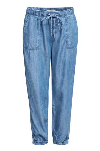 Pantalon De Jogging Façon Jean En Lyocell