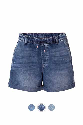 Short En Jean En Matière Jogging