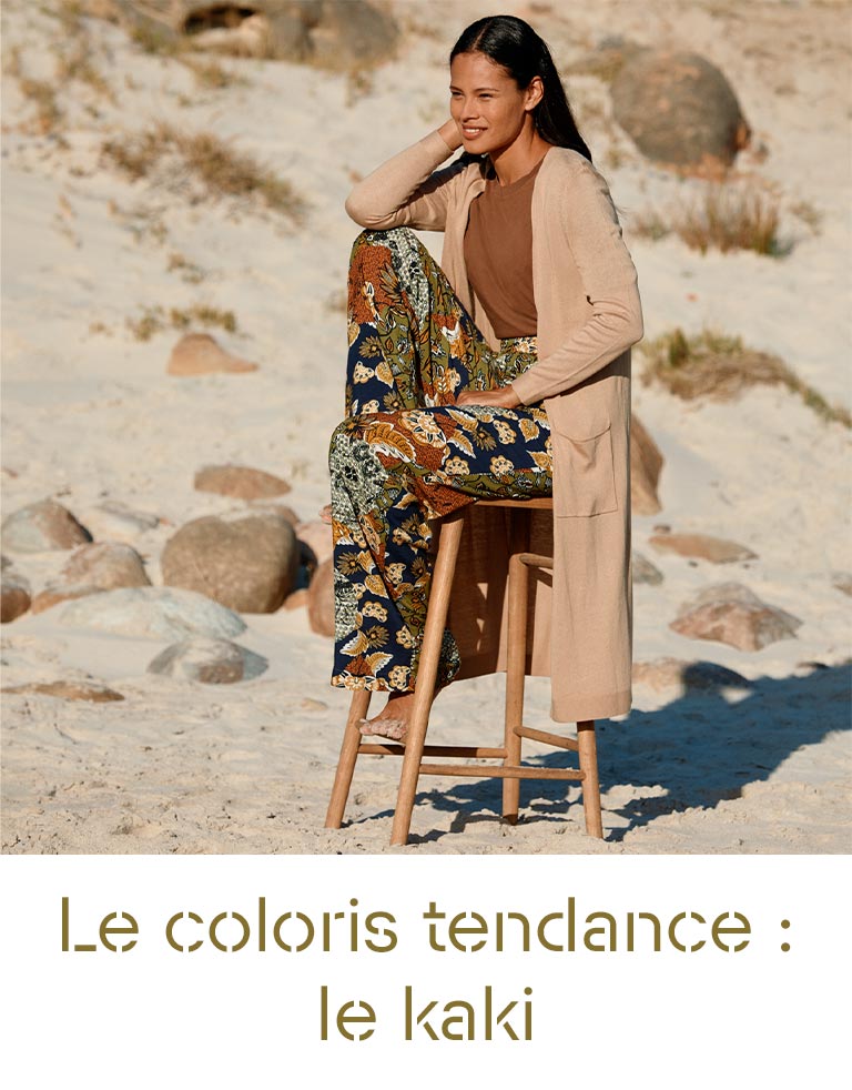 Le coloris tendance : le kaki