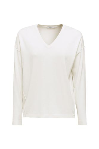 Pull Over Col V Coton Bio