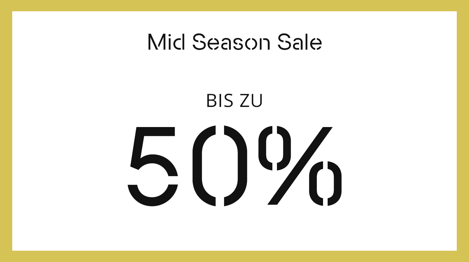 Mid Season Sale