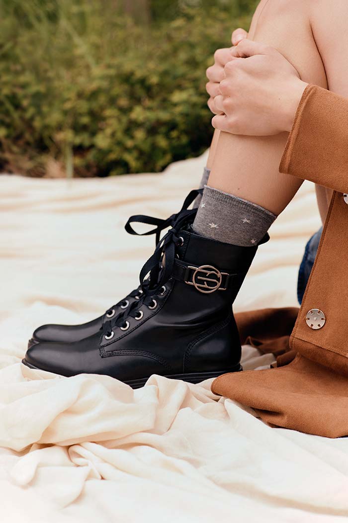 Bottes De Style Worker En Similicuir