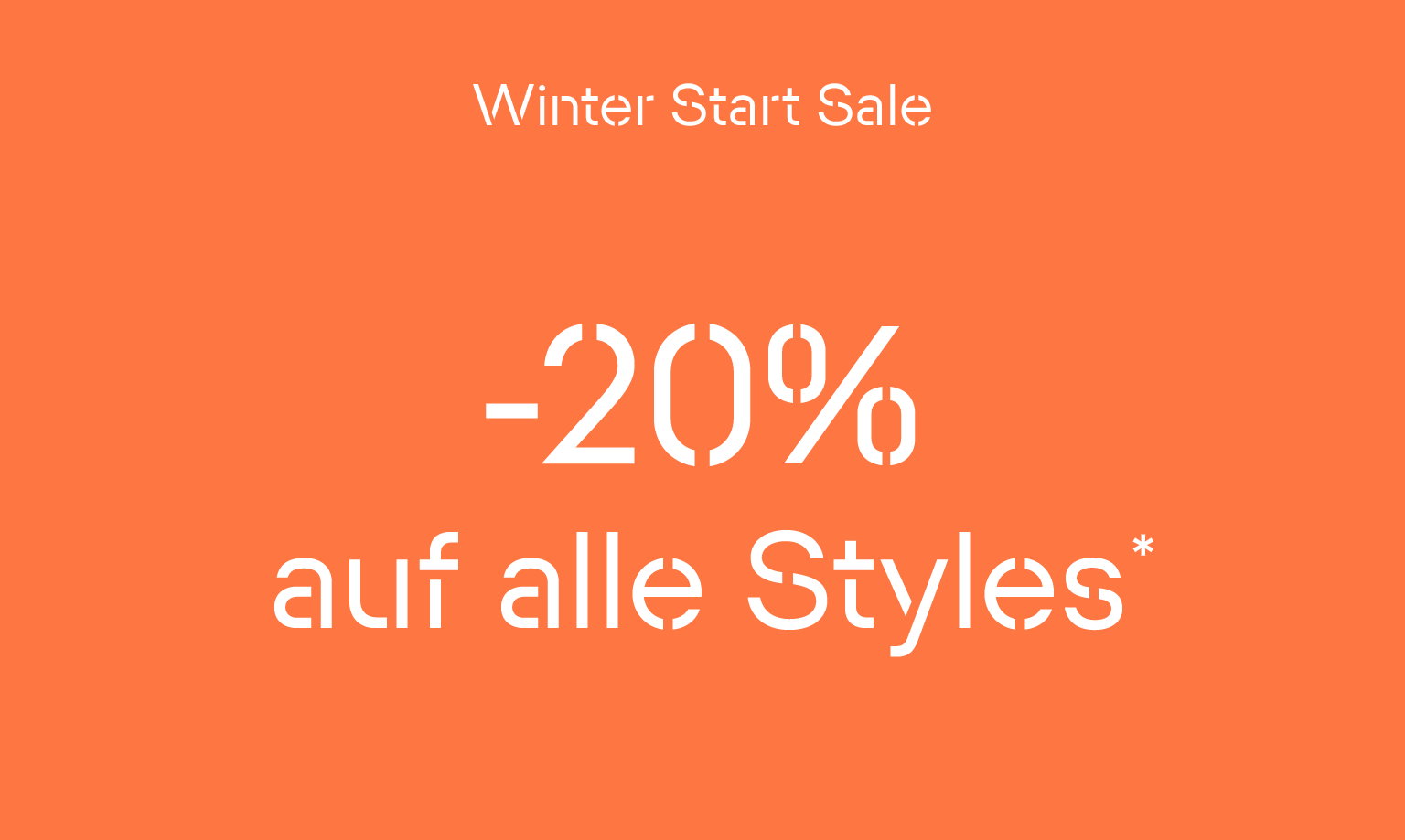 Winter Start Sale