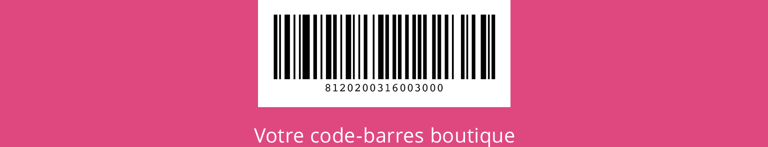 Votre code-barres boutique