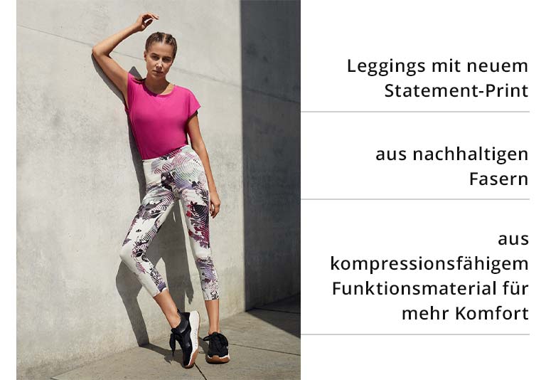 Leggings mit neuem Statement-Print 