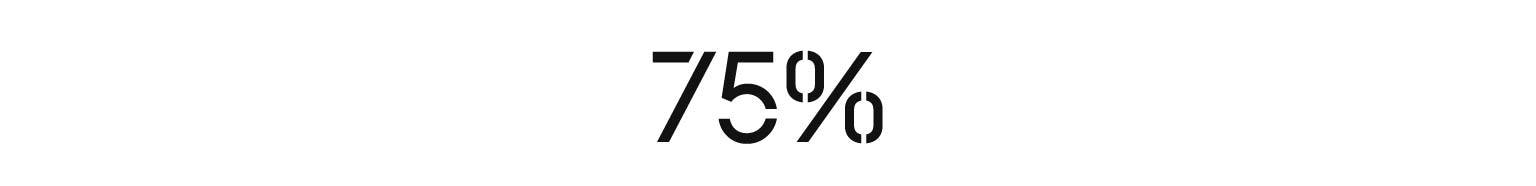 75%