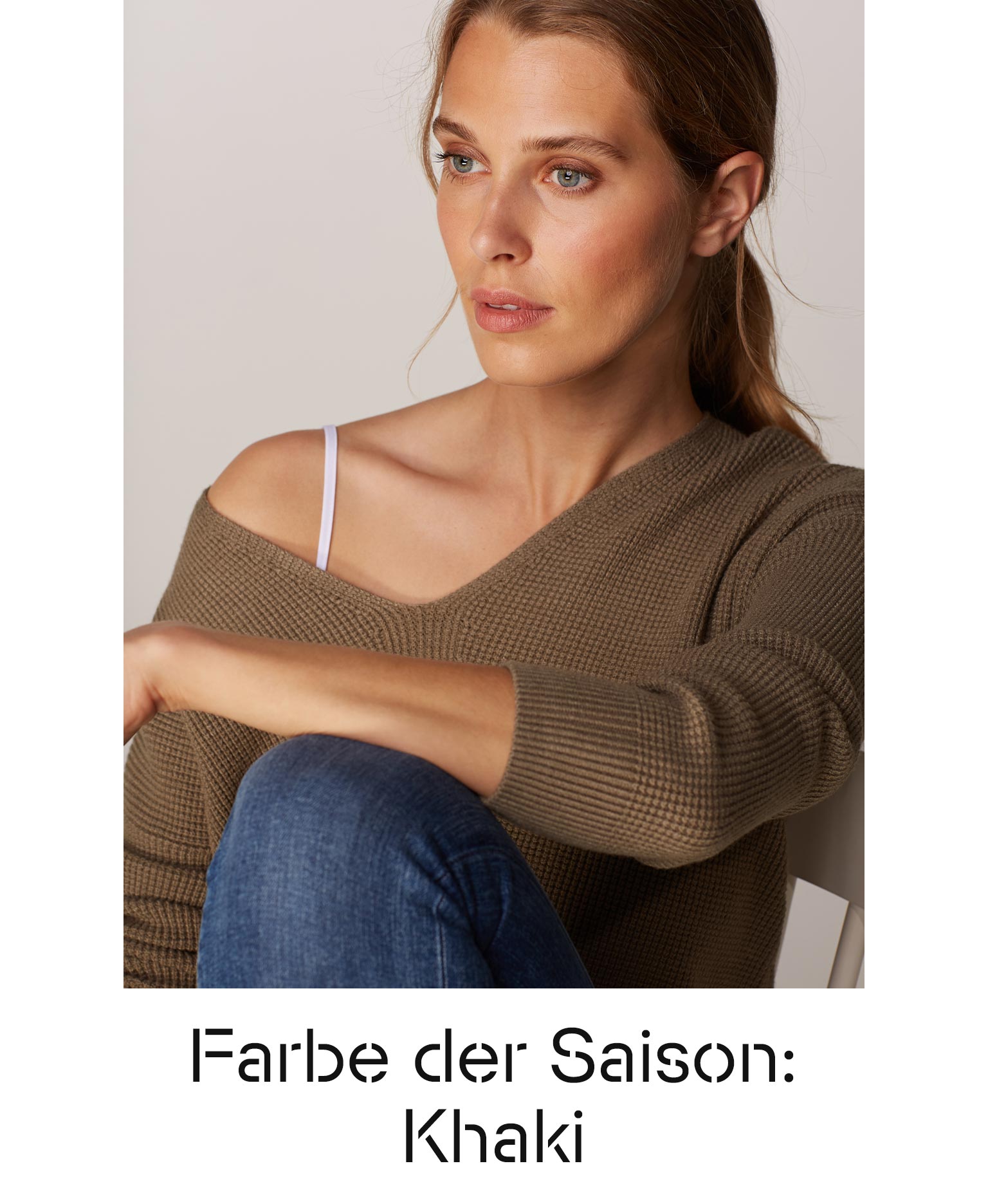 Farbe der Saison: Khaki