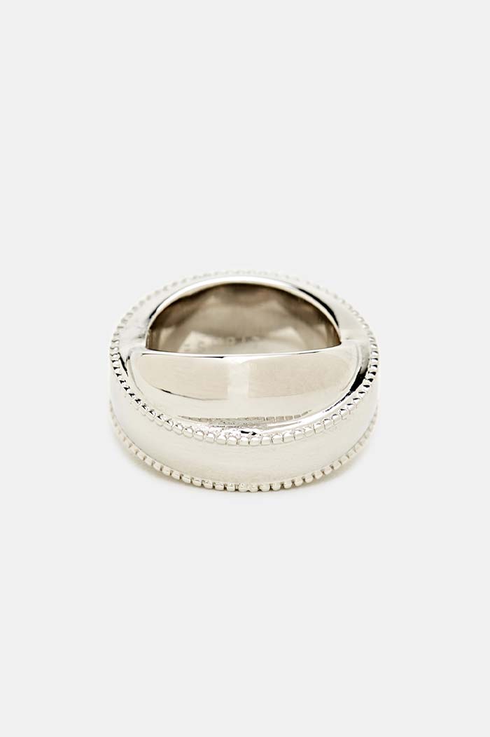 Statement Ring Aus Edelstahl E