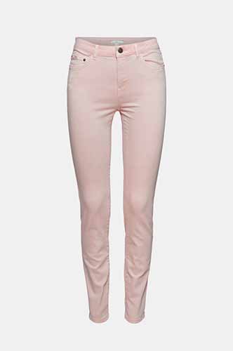 Pantalon Stretch En Coton Bio