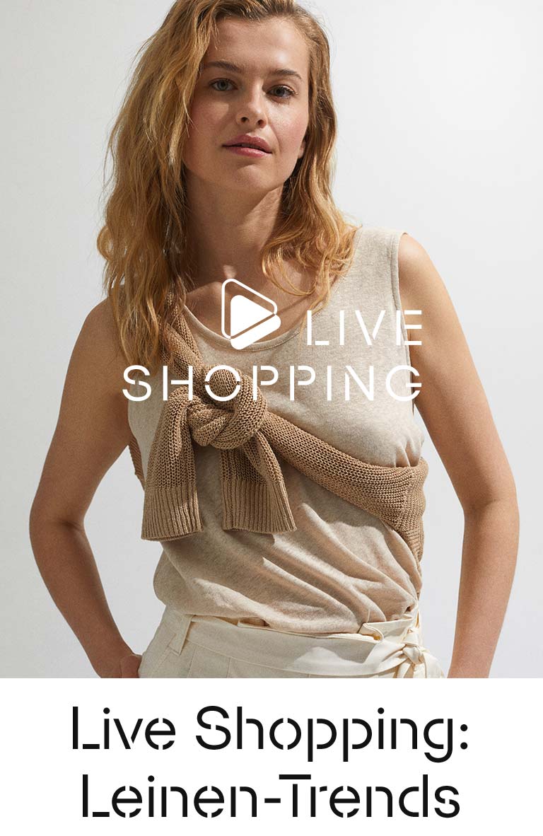 Live Shopping: Leinen-Trends