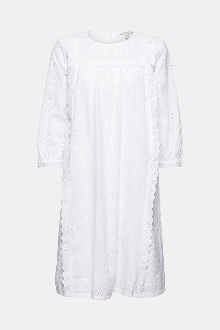 Robe À Broderie Anglaise 100 Coton Biologique