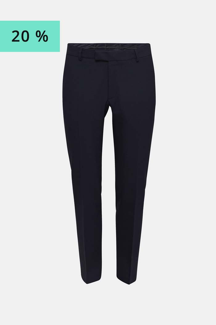 Pantalon En Laine Mélangée Active Suit