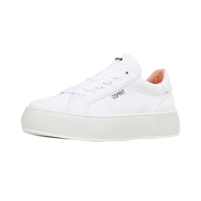 Canvas Sneaker Mit Plateau Sohle