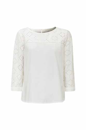 Chemisier À Broderie Anglaise 100 Coton