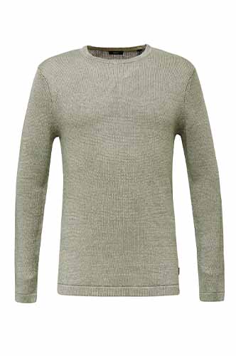 100 Leinen Pullover Aus Strick