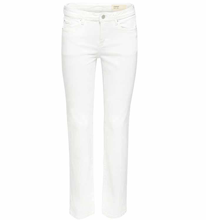 Weiße Jeans Im Basic Look