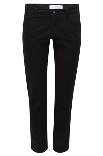 Pantalon Basique En Coton Stretch