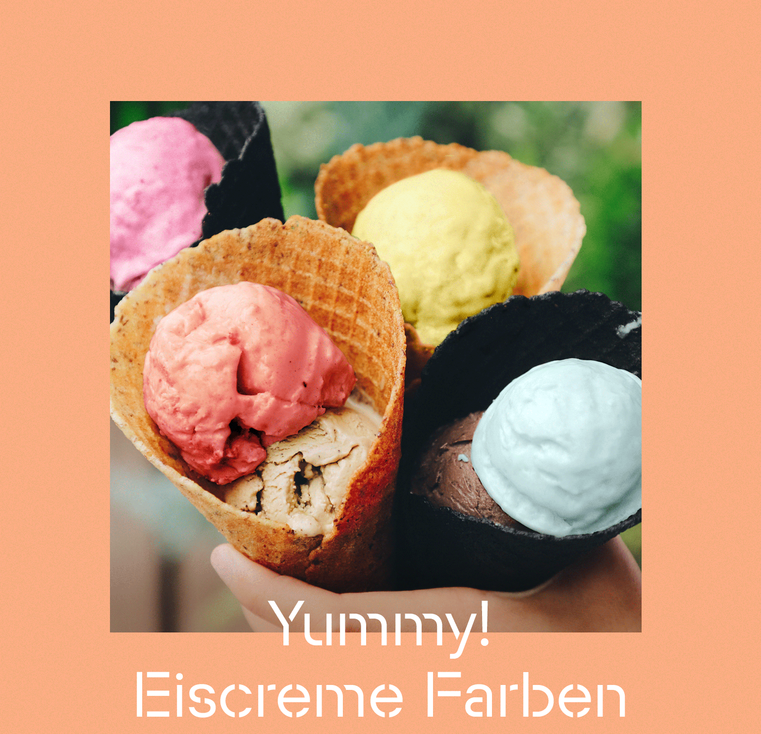 Yummy! Eiscreme Farben