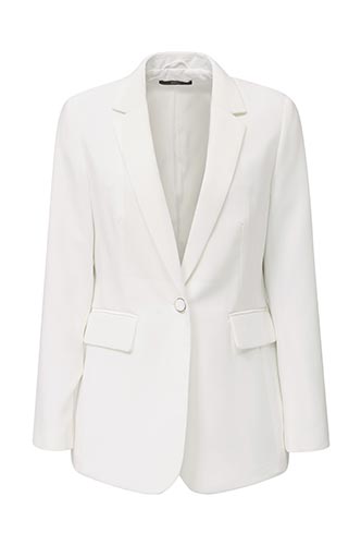 1 Knopf Blazer Mit Stretch