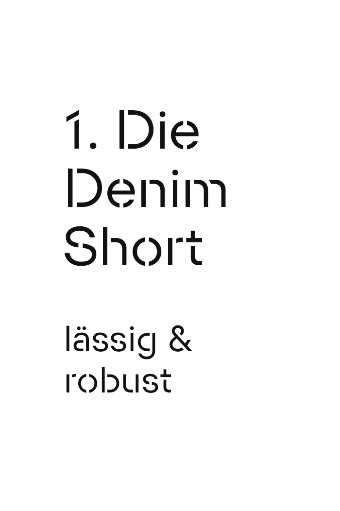 Shorts Aus Strech Denim