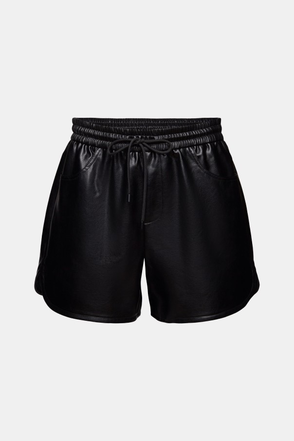 Faux Leder Shorts