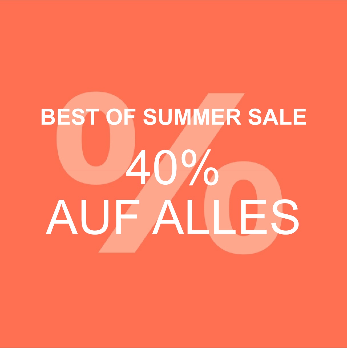 BEST OF SUMMER SALE